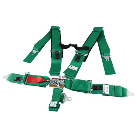 SPEC-D TUNING 5 POINT SEAT BELT- GREEN RSB-5PTG